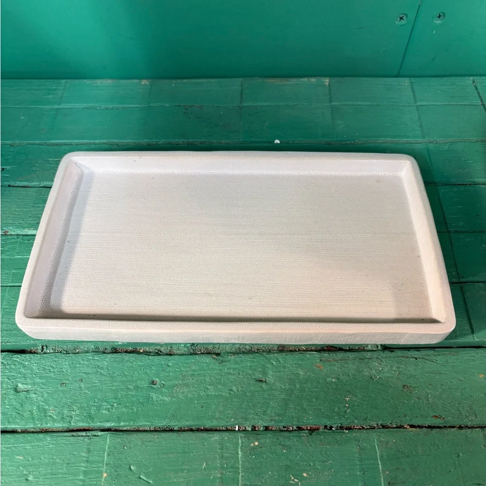 Elegant White Bath Storage Set